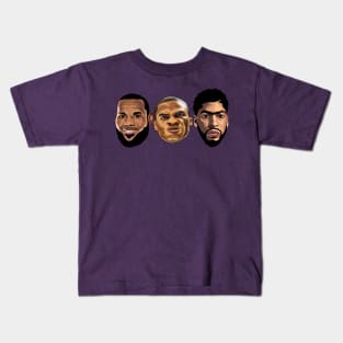 LAKERS BIG THREE! Kids T-Shirt